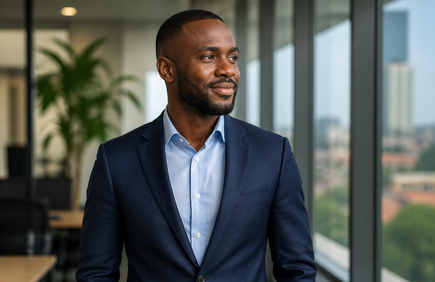 African business leader confident about workplace AI fluency