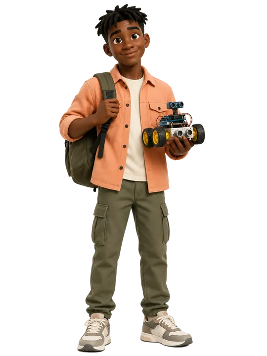 Jabari, the young inventor